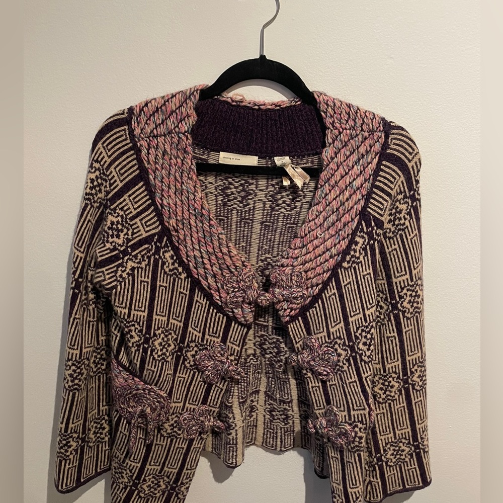 Excellent condition  Anthropology Sleeping on Snow Women’s Sweater